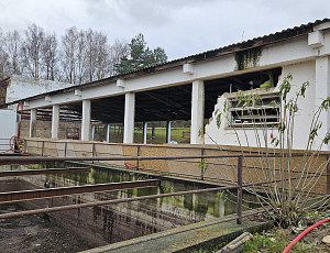 Rekonstrukce haly na farmě chovu prasat